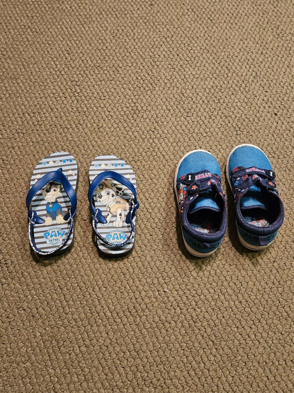 Kids - Paw Patrol Sneakers and Flip Flop Sandals Bundle